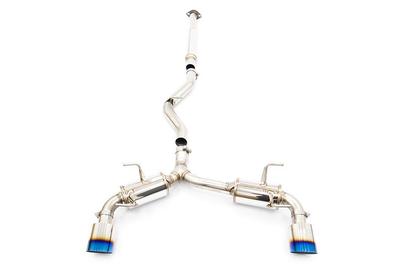 MXP 13 - 22 BRZ/FRS/86 Comp RS Catback Exhaust Blue Burnt Tips | MXCRFT86B - JDMuscleCat Back Exhaust SystemMXCRFT86B