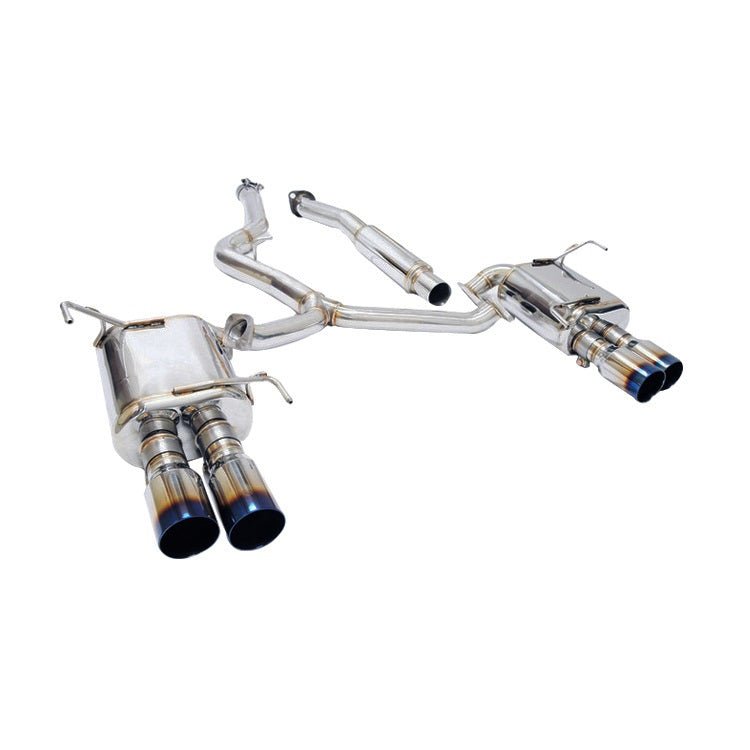 MXP [15-21 WRX/STI] SP Cat Back Exhaust Stainless Steel Burnt Tips | MXSPGVB - JDMuscleCat Back Exhaust SystemMXPMXSPGVB