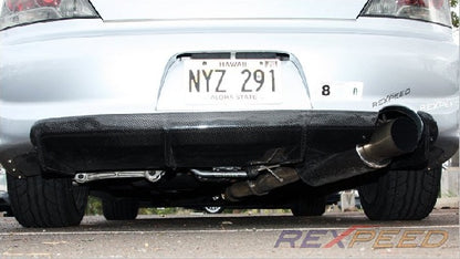 Rexpeed USDM V-Style Carbon Diffuser Mitsubishi EVO 8-9 2003-2007 | R146