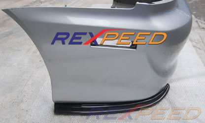 Rexpeed Carbon Fiber Rear Bumper Extension USDM Mitsubishi EVO 8-9 2003-2007 | R114