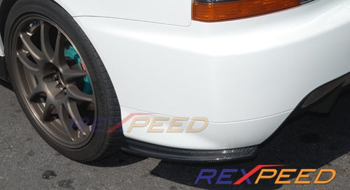 Rexpeed JDM Rear Carbon Bumper Extension Mitsubishi EVO 9 2006 | R64