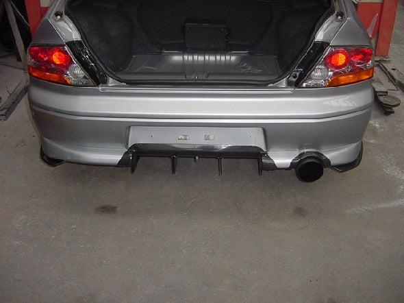 Rexpeed JDM Carbon Fiber Rear Bumper Extensions Mitsubishi EVO 7-8 2001-2005 | R62