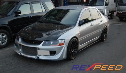 Rexpeed Carbon Fiber Side Skirt Mitsubishi EVO 7-9 2001-2007 | R67