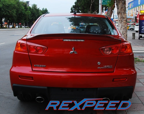 Rexpeed Duckbill Trunk Spoiler Carbon Strip Mitsubishi Evo X 2008-2015 | R171