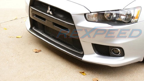 Rexpeed Type-F Carbon Splitter Mitsubishi EVO X 2008-2015 | R130