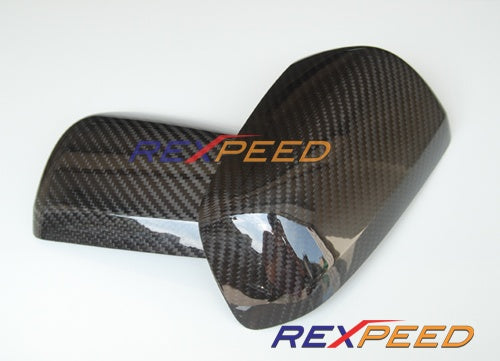 Rexpeed Dry Carbon Mirror Cover Mitsubishi Evo X 2008-2015 | R83