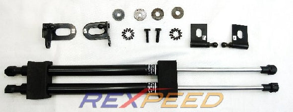 Rexpeed Black Series Hood Dampers Mitsubishi Evo X 2008-2015 | R103B