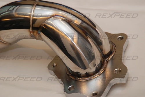 Rexpeed Stainless 02 Downpipe Mitsubishi Evo X 2008-2015 | R153