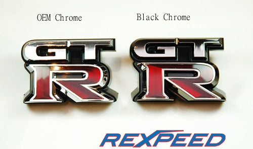 Rexpeed Black Chrome Logo Nissan GT-R R35 2009-2016 | N07