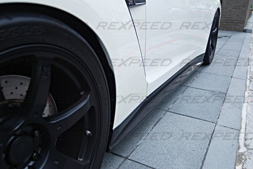 Rexpeed Z-Style Carbon Skirts Nissan GT-R R35 2009-2021 | N22