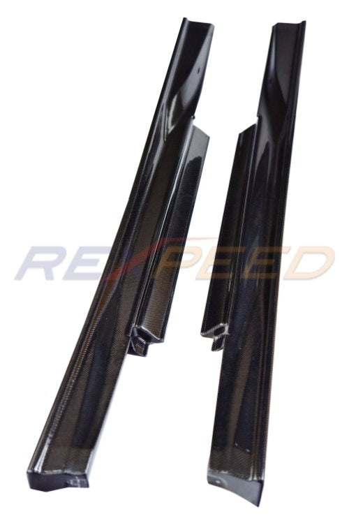 Rexpeed V2 Carbon Fiber Side Skirt Extension Nissan GT-R R35 2009-2021 | N54