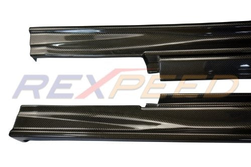 Rexpeed V2 Carbon Fiber Side Skirt Extension Nissan GT-R R35 2009-21 | N54