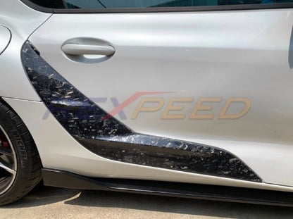 Rexpeed 2020+ Supra V1 Forged Carbon Side Door Garnish (Gloss) | TS08FC