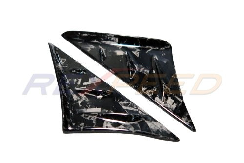 Rexpeed 2020+ Supra GR V1 Forged Carbon Fiber Anti-Buffeting Wind Deflector | TS21FC / TS21FCM