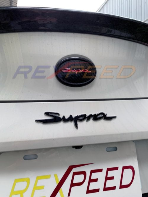 Rexpeed 2020+ Supra GR Dry Carbon Emblem Cover | TS34