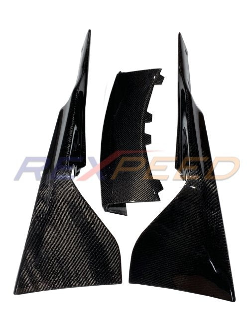 Rexpeed 2020+Supra GR V1 Carbon Fiber Front Splitter   | TS05 / TS05M