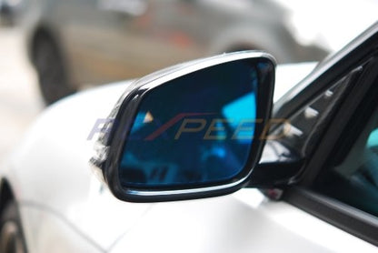 Rexpeed 2020+ Supra GR Polarized Blue Mirrors w/ Heated Anti Fog & Blind Spot Monitoring | TS04