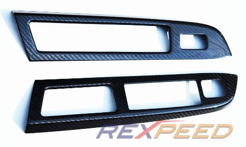 Rexpeed OE Style Dry Carbon Window Switch Panel Cover Trim Subaru 2014-17 WRX / 2014-2017 STi | G57