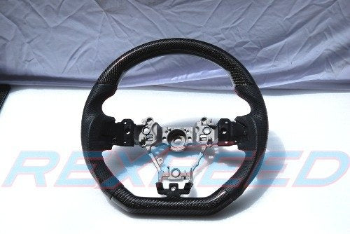 Rexpeed 15-20 WRX /STI Carbon Fiber & Leather Steering Wheel | G43