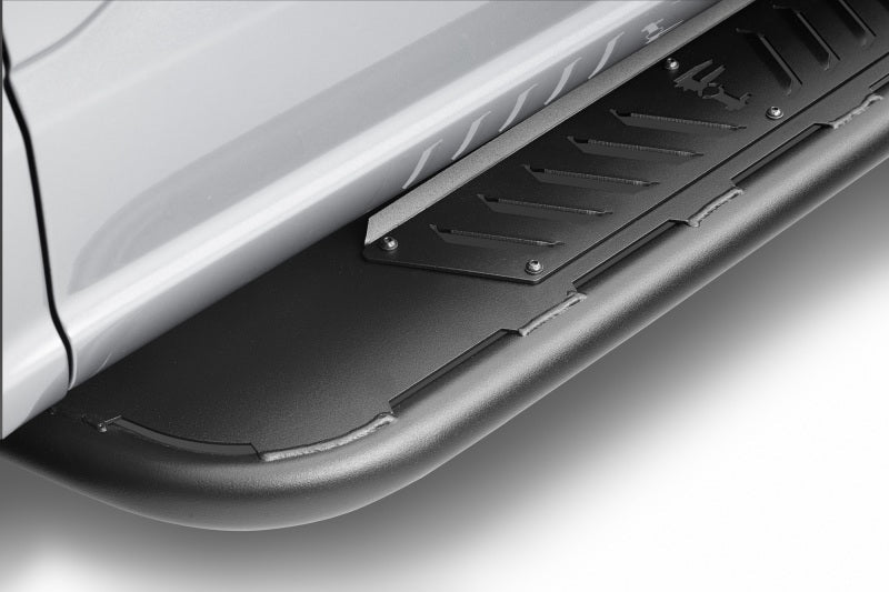 N - FAB Running Boards Textured Black Toyota Tundra Crew Crab Ravegr 2007 - 21 | NBT07CC - TX - JDMuscleExterior BracketsnfbNBT07CC-TX