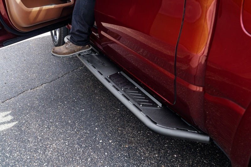 N - FAB Running Boards Textured Black Toyota Tundra Crew Crab Ravegr 2007 - 21 | NBT07CC - TX - JDMuscleExterior BracketsnfbNBT07CC-TX