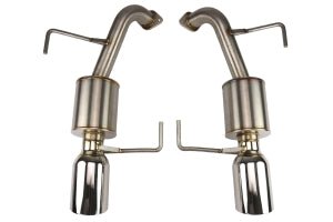 Nameless Performance [05 - 09 Legacy GT, 2.5i Sedan] Axleback Exhaust w/ 4" Single Wall Polished Tips and 5" Mufflers | SUAB05LEG - 5MU - 40SWS - SED - JDMuscleAxle Back ExhaustsSUAB05LEG-5MU-40SWS-SED