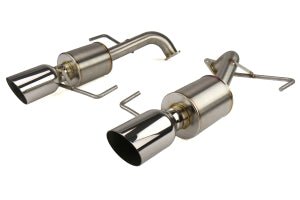 Nameless Performance [05 - 09 Legacy GT, 2.5i Sedan] Axleback Exhaust w/ 4" Single Wall Polished Tips and 5" Mufflers | SUAB05LEG - 5MU - 40SWS - SED - JDMuscleAxle Back ExhaustsSUAB05LEG-5MU-40SWS-SED