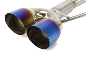 Nameless Performance [15 - 21, 15 - 18 STI] Axleback w/ Single wall 3.5" Neochrome Tips and No Muffler | SUAB15WRX - 0MU - 35NEO - JDMuscleAxle Back ExhaustsSUAB15WRX-0MU-35NEO