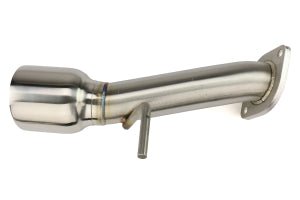 Nameless Performance [17 - 21 BRZ, 17 - 21 GT - 86] Single Exit 4" Double Wall Tip 2.5" Track Pipe | SUTP17BRZ - 0MU - 25IN - 40DW - JDMuscleAxle Back ExhaustsSUTP17BRZ-0MU-25IN-40DW