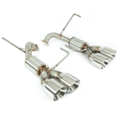 Nameless Performance [22 - 26 WRX] Axleback Exhaust - JDMuscleAxle Back ExhaustsSUAB22WRX-4MU-40SDW4" Double Wall4" Mufflers