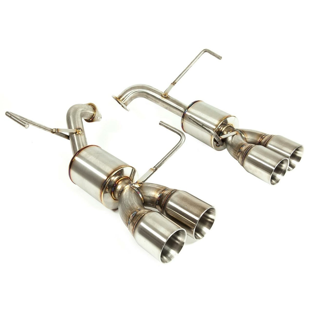 Nameless Performance [22 - 26 WRX] Axleback Exhaust - JDMuscleAxle Back ExhaustsSUAB22WRX-5MU-35SDW3.5" Double Wall5" Mufflers