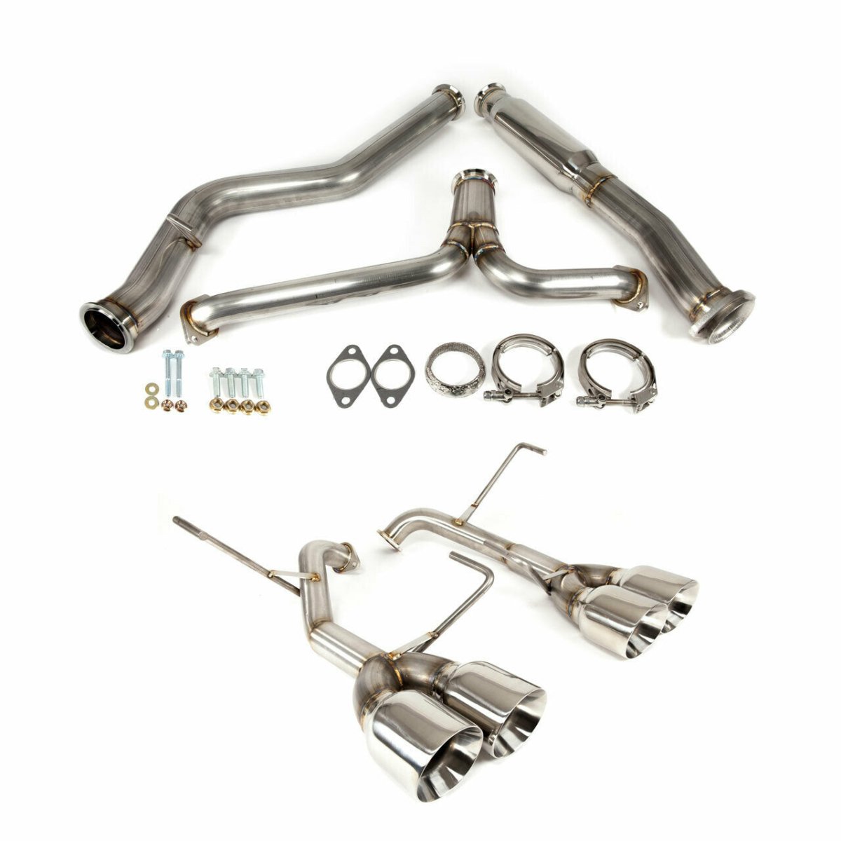 Nameless Performance [22 - 26 WRX] Catback Exhaust - JDMuscleCat Back Exhaust SystemSUCB22WRX-0MU-30SDW3" Double WallMuffler Delete