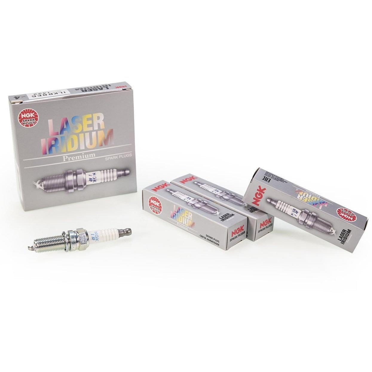 NGK Laser Iridium Spark Plugs - Full Set | 2008-2010 Mitsubishi Lancer (ILKR8E6 SET)-ngk1422-ILKR8E6 SET-Spark Plugs-NGK-JDMuscle