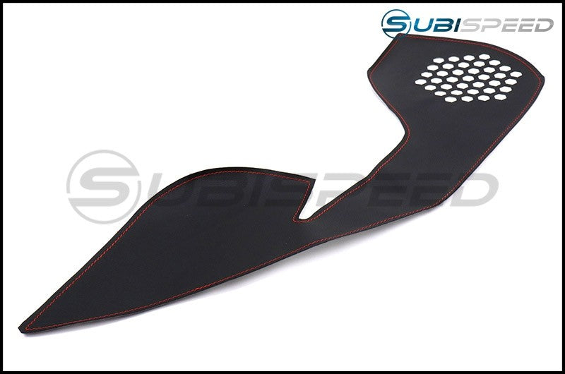 OLM LEATHER LOOK KICK GUARD PROTECTION SET WITH RED STITCHING (NON HK EQUIPPED) 2015+ WRX / 2015+ STI | OLMA.70020.2