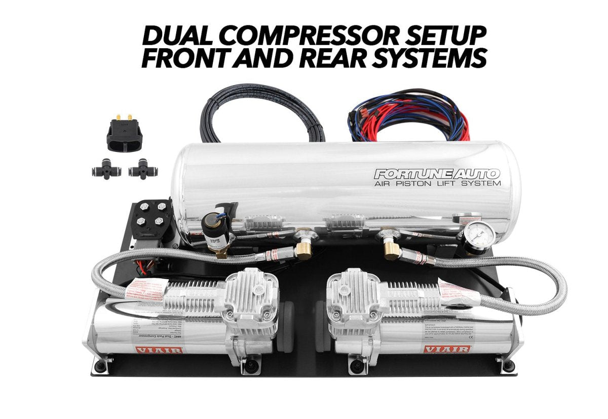 Nissan GTR | R35 2007-2017 - 500 Series Coilovers with Air Piston Lift System - JDMuscleAir Piston Lift SystemFront Only (2 Pistons)E-Valve System