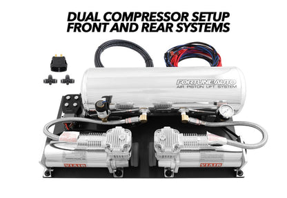 Nissan GTR | R35 2007-2017 - 500 Series Coilovers with Air Piston Lift System - JDMuscleAir Piston Lift SystemFront Only (2 Pistons)E-Valve System