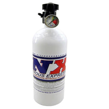 Nitrous Express 15lb Bottle w/Lightning 500 Valve | 6.89 Dia x 26.69 Tall w/Gauge