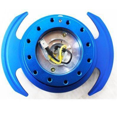 NRG 3.0 Quick Release (Blue Body w/ Blue Ring) - Universal (SRK-650BL)-nrgSRK-650BL-SRK-650BL-Steering Wheel Hubs-NRG-JDMuscle