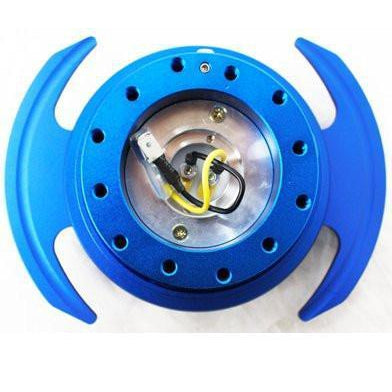NRG 3.0 Quick Release (New Blue Body w/ New Blue Ring) - Universal (SRK-650NB)-nrgSRK-650NB-SRK-650NB-Steering Wheel Hubs-NRG-JDMuscle