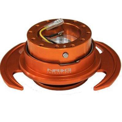 NRG 3.0 Quick Release (Orange Body w/ Orange Ring) - Universal (SRK-650OR)-nrgSRK-650OR-SRK-650OR-Steering Wheel Hubs-NRG-JDMuscle
