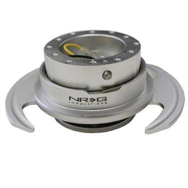 NRG 3.0 Quick Release (Silver Body w/ Silver Ring) - Universal (SRK-650SL)-nrgSRK-650SL-SRK-650SL-Steering Wheel Hubs-NRG-JDMuscle