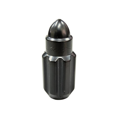 NRG 500 Series Bullet Shape Ends Lug Nut Set - Universal (LN-LS500BK-21)-Lug Nuts-NRG-JDMuscle