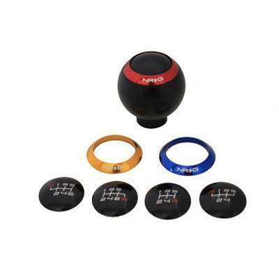 NRG Black Ball Type Style Shift Knob - Universal (SK-016BK)-nrgSK-016BK-SK-016BK-Shift Knobs-NRG-JDMuscle