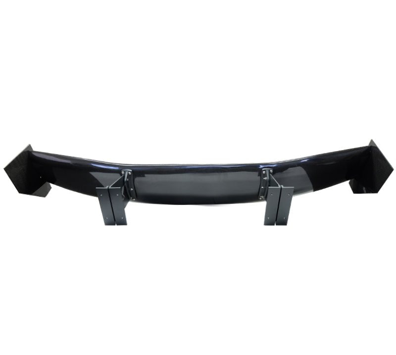 NRG Carbon Fiber Spoiler - Universal | 59in. NRG Logo Large End Plates - JDMuscleSpoilers and WingsnrgCARB-A590NRG