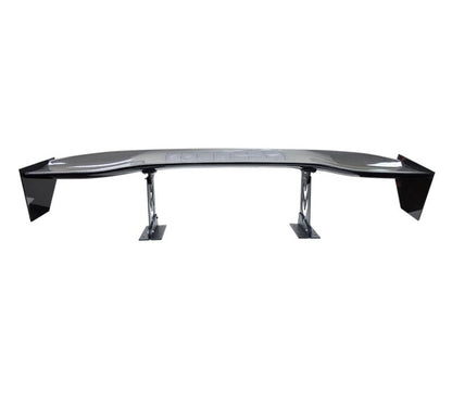 NRG Carbon Fiber Spoiler - Universal | 59in. NRG Logo Large End Plates - JDMuscleSpoilers and WingsnrgCARB-A590NRG
