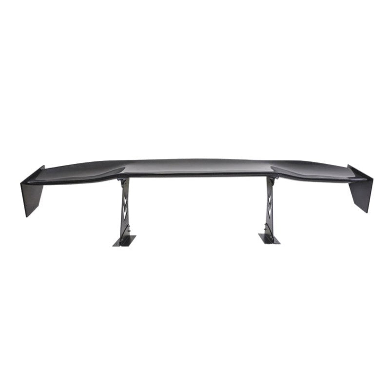 NRG Carbon Fiber Spoiler - Universal | 69in. w/NRG Logo / Stand Cut Out / Large Side Plate - JDMuscleSpoilers and Wings207123