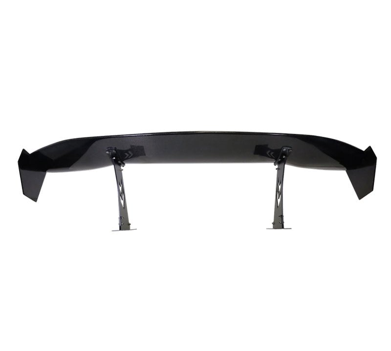 NRG Carbon Fiber Spoiler - Universal | 69in. w/NRG Logo / Stand Cut Out / Large Side Plate - JDMuscleSpoilers and Wings207123
