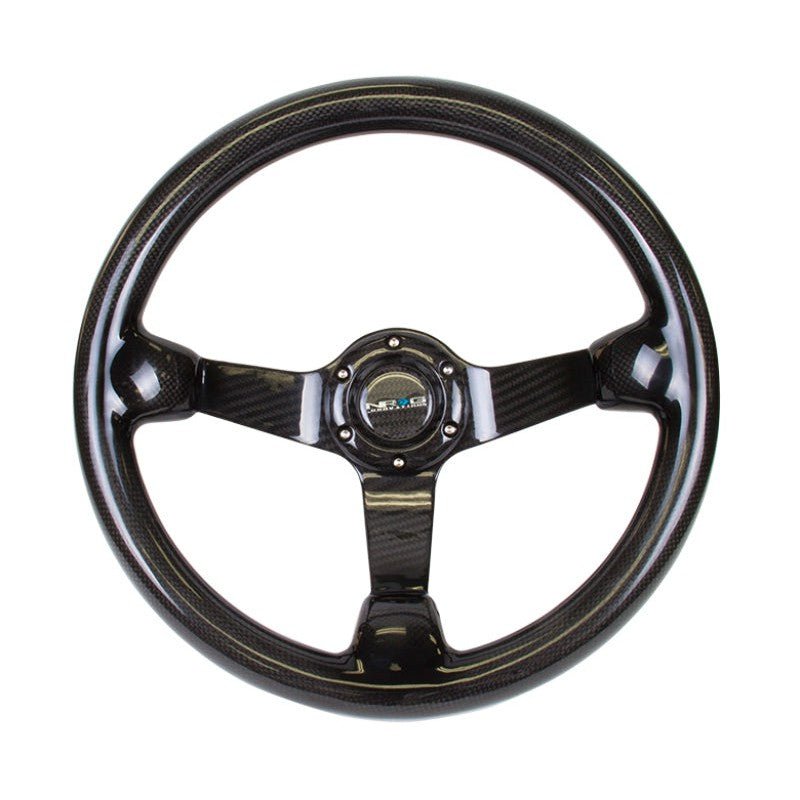 NRG Carbon Fiber Steeering Wheel | 350mm Deep Dish - Full Carbon - JDMuscleSteering Wheels171436