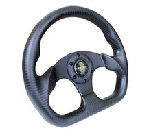 NRG Carbon Fiber Steering Wheel | 320mm Flat Bottom Matte Black Carbon - JDMuscleSteering Wheels171433
