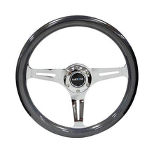 NRG Classic Chameleon Wood Grain w/ Chrome Center Steering Wheel - Universal | ST-015CH-CN